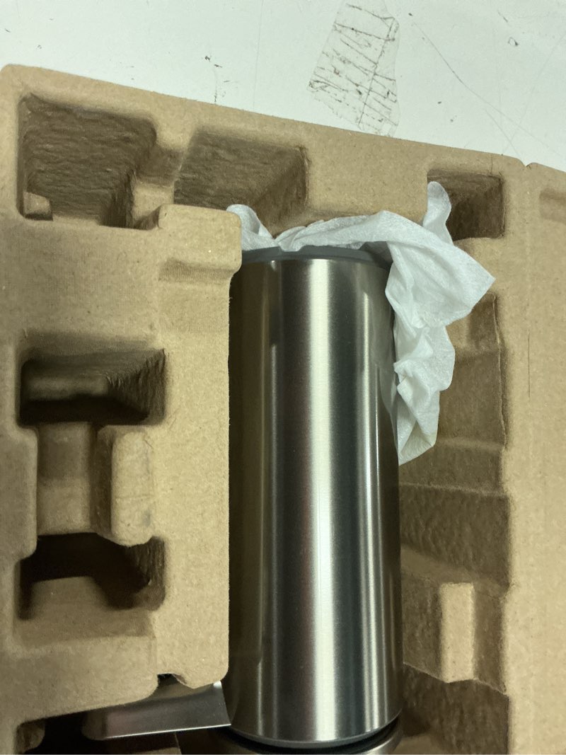 Condition photo showing Good Condition for simplehuman liquid sensor pump, 9 oz automatic soap dispenser for kitchen and bathroom, touchless motion sensor, variable dispense, rechargeable, no-drip spout, high-grade brushed stainless steel brushed 9 oz.