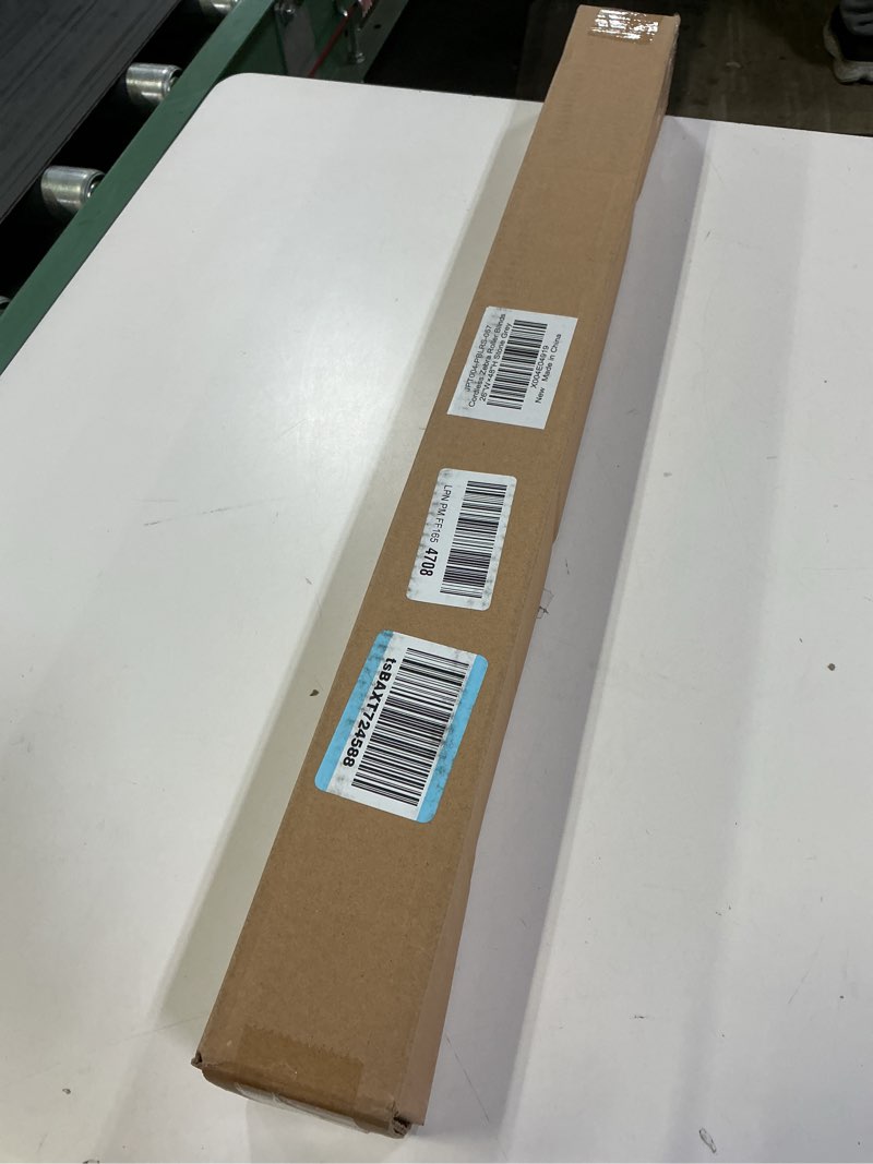 Condition photo showing New/Like New for LazBlinds No Drill Cordless Zebra Blinds for Indoor Windows, Dual Layer Light Control Roller Shades for Day and Night, Light Filtering Sheer Shades for Home, 26" W x 48" H, Stone Grey Stone Grey 26" W x 48" H