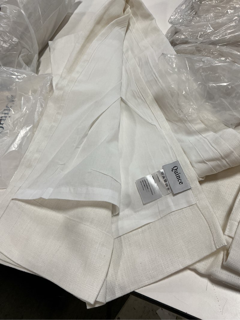 Condition photo showing Good Condition for heavyweight european linen curtain(48x108in)