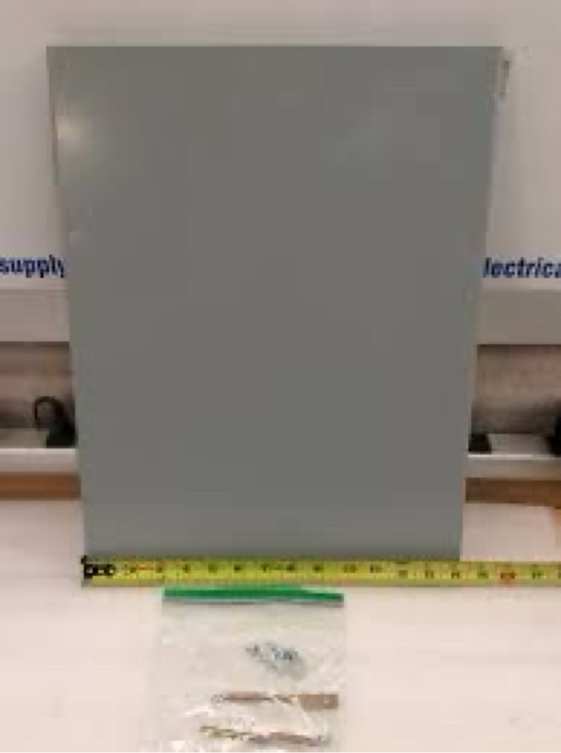 Eaton BRP16L125R Single Phase 125A 120/240VAC Type BRP/BR (Nema3R Cover, Hinges, & Latch)