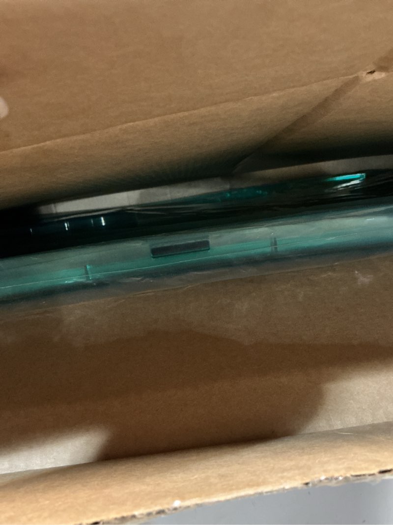 Condition photo showing New/Like New for SoulThink® Full Transparency Walker Tray - Essential Walker Accessories Compatible with Most Walkers for Seniors, Walker Tray for Folding Walker with Utility Bag, Non-Slip Mat & Cup Holder (Green) Transparent Green