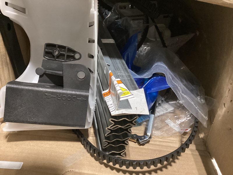 Condition photo showing As Is for genie quietlift connect – wifi smart garage door opener with added wireless keypad, ¾ hpc smart belt drive – compatible with alexa and google assistant, model 3053-tkv