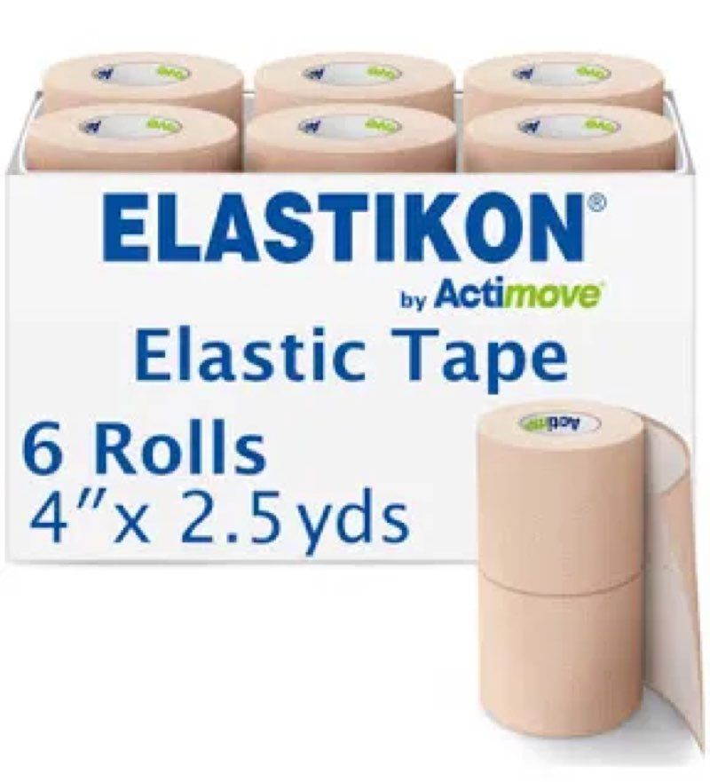Johnson & Johnson Elastikon Elastic Tape, 2" x 2.5 Yards, (2" x 5 Yards Stretched), Reliable Compres