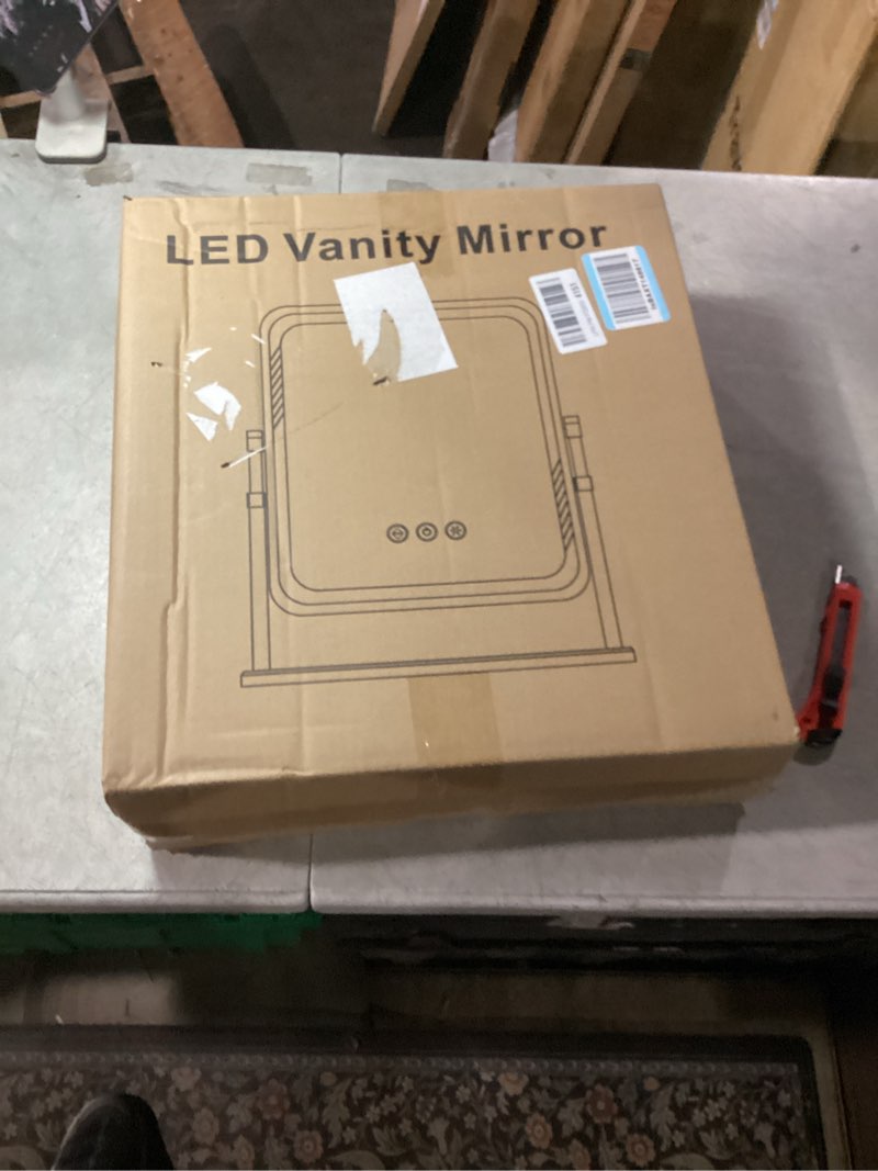 echoslife 28x36 led bathroom mirrors for wall -black aluminum framed (front and backlit), anti-fog vanity mirror with lights,stepless dimmable lighted mirror,3 colors smart mirror(horizontal/vertical)