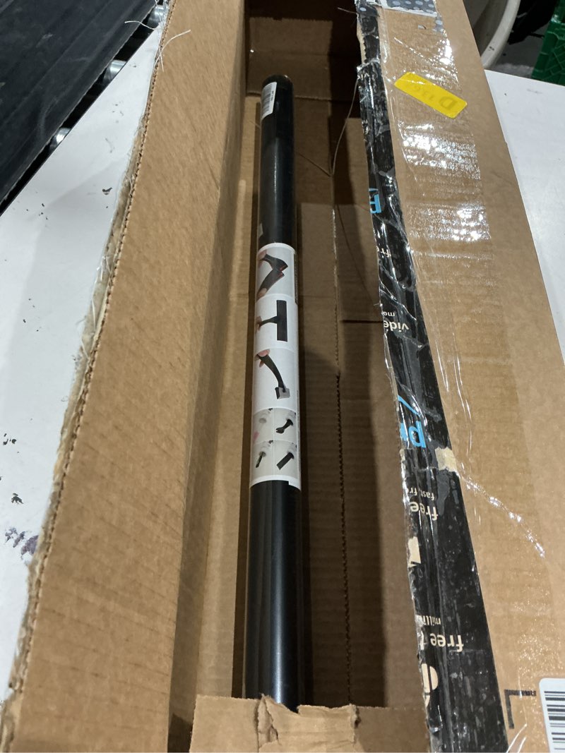 Condition photo showing New/Like New for fufin total blackout window privacy film with installation tools, 100% light blocking room darkening windows cover heat control anti-uv glass sticker window tint for home, 23.6inch×78.7inch black-vlt 0 23.6inch×78.7inch