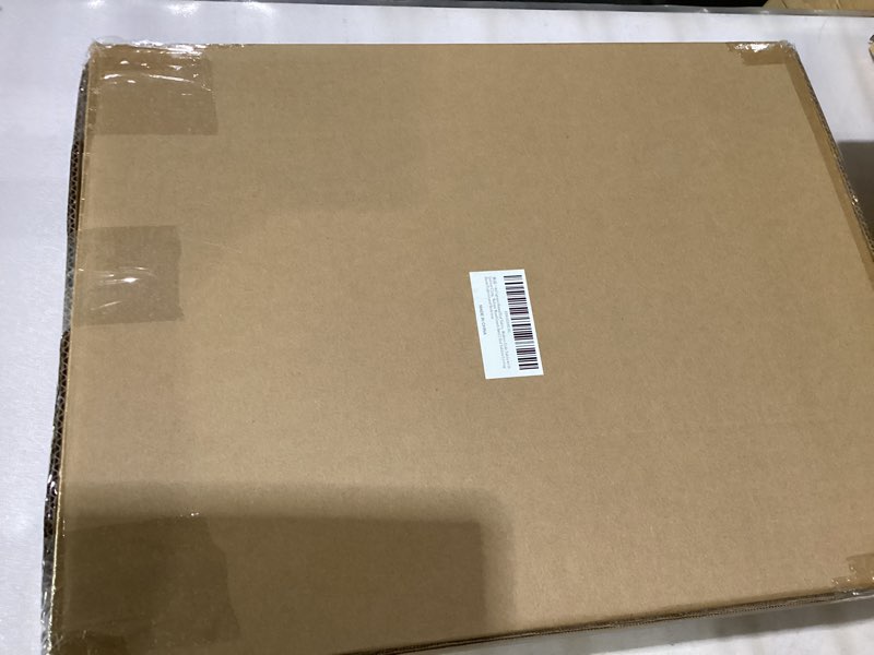 Condition photo showing New/Like New for Aoligrace Modern Round Side Table, C Shaped End Table for Couch, Unique Accent Tables for Living Room, Walnut Bedside Table for Small Spaces, Bedroom, Corner Walnut-c