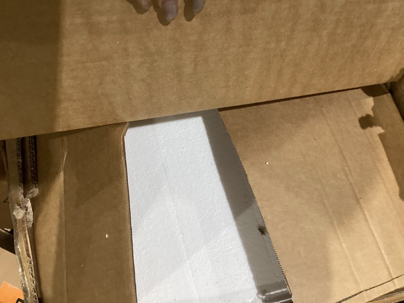 Condition photo showing As Is for knoworld LED Nightstand Set of 2 with Charging Station & USB Ports, 3-Drawer Bedside Table with Adju