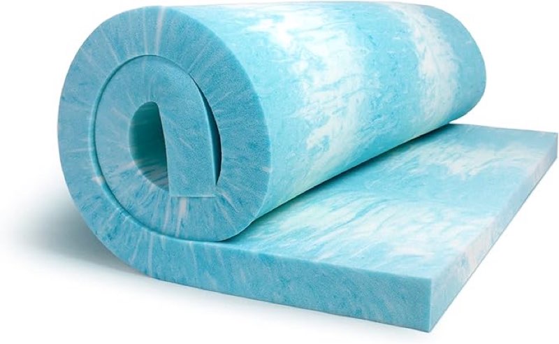 (Similar )eLuxurySupply 3 Inch Memory Foam Mattress Topper - Temperature Regulating Mattress Pad - 2 lb Density for High Support - CertiPUR-US Certified - Queen Size