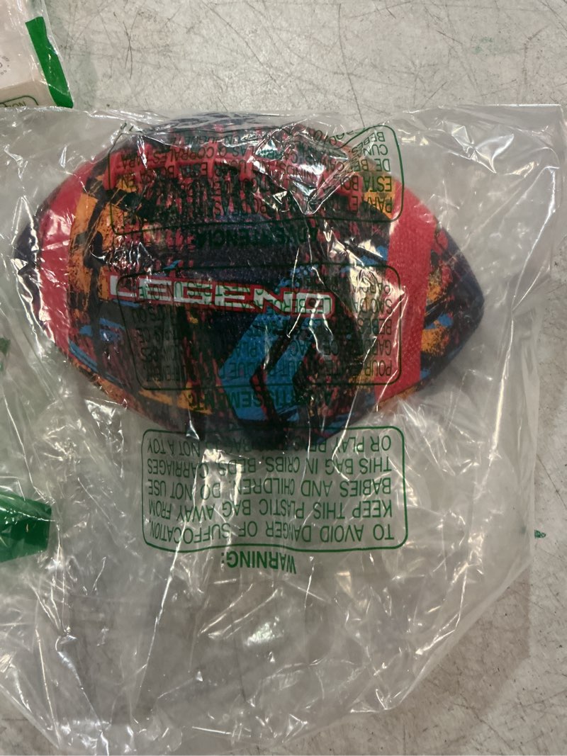 Condition photo showing New/Like New for baden | legend | deluxe sponge rubber football | built for recreation play at recess, backyard, stre