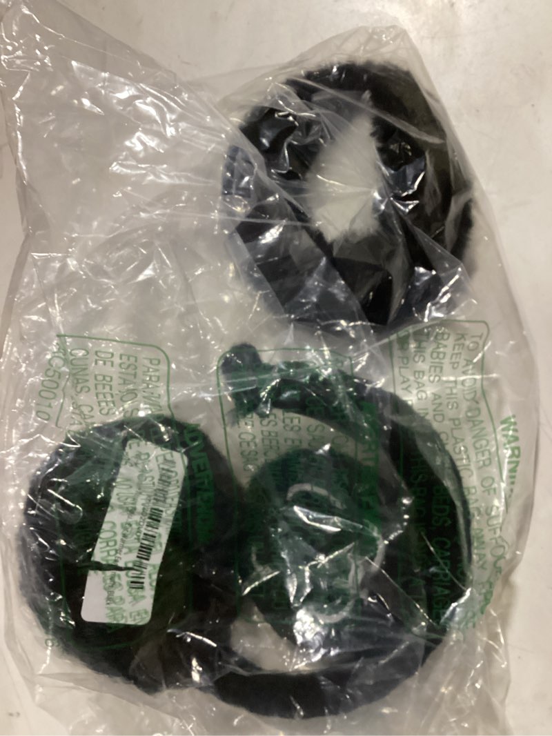 Condition photo showing As Is for May be dismantled, repairable, C Soft Winter Warm Adjustable Headband Ear Warmer Earmuffs, Black