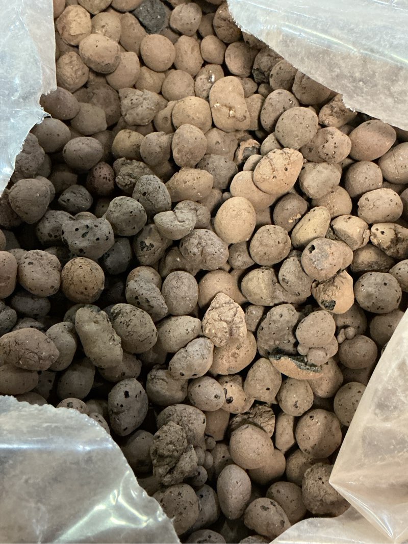 Condition photo showing Good Condition for pulovin 15 lbs leca clay pebbles for plants, 4-16mm leca balls for indoor plants drainage, hydroponics, aquaponics, natural clay balls for soil root development, orchid potting mix 15.0 pounds