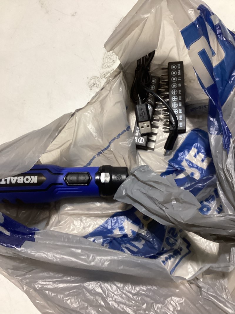 Condition photo showing Good Condition for kobalt kobalt 4-volt max 1/4-in cordless screwdriver (battery included and charge