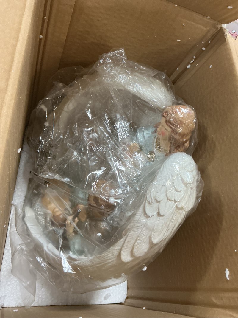Condition photo showing As Is for Braxio Christmas Decorations Indoor Nativity Angel Sets - Holy Family Tabletop Scenes Indoor Nativit