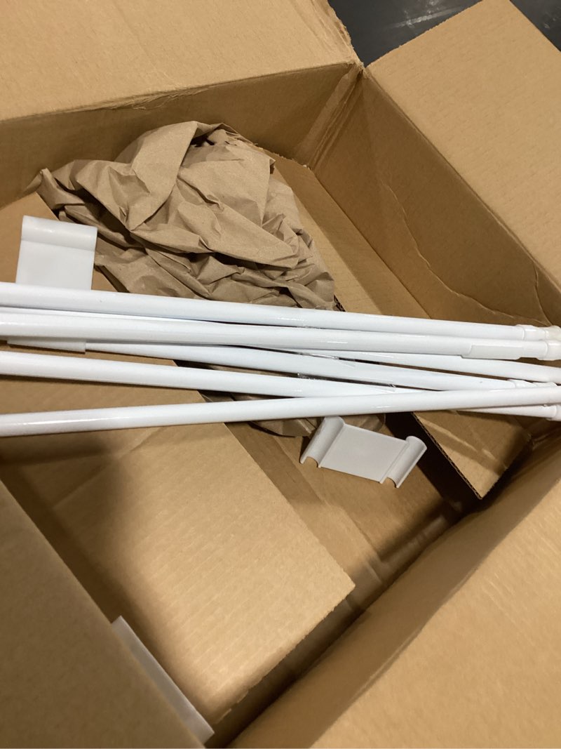 Condition photo showing New/Like New for 3 pack rv fridge bars - adjustable tension rods 15.8-27.6 inch, non-slip for refrigerator organization, camper kitchen, closet, shelf (white)