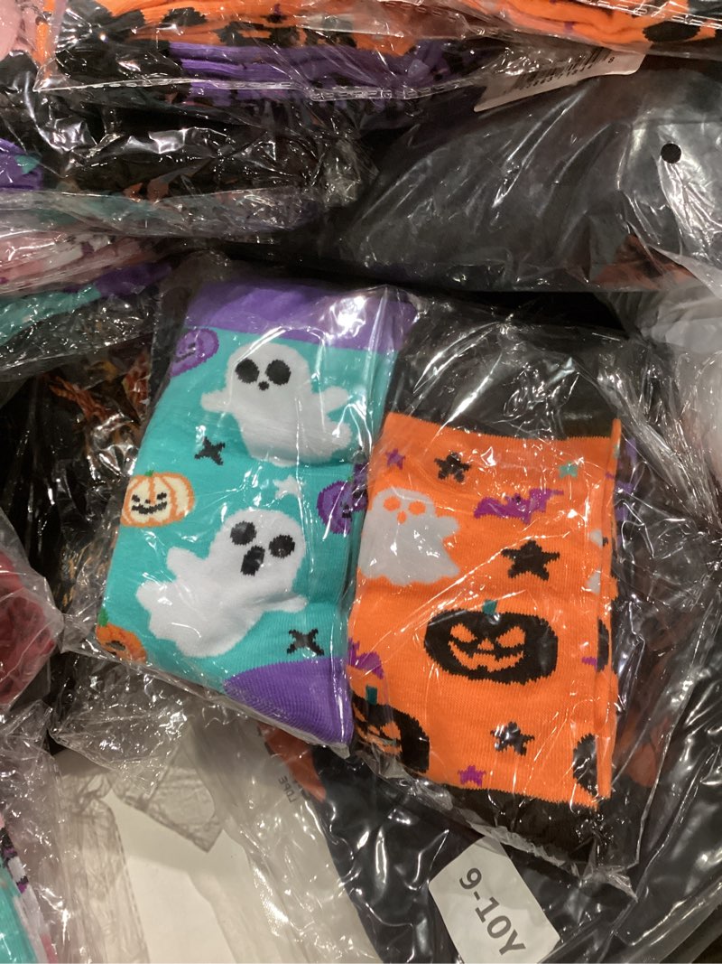 Condition photo showing New/Like New for ANOTION Halloween Socks - Novelty Printed Gifts for Women, Men, Teen Girls, Boys Colorful