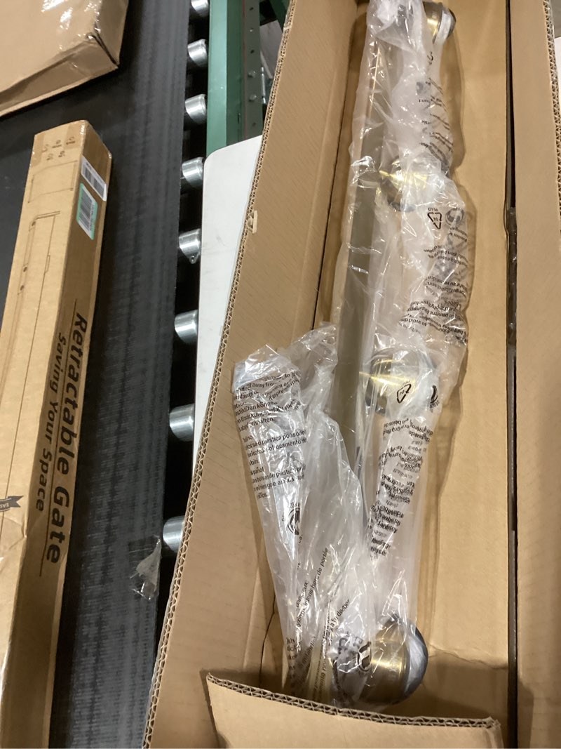 Condition photo showing Good Condition for similar product Stainless Steel Milk Glass Bathroom Vanity Light Over Mirror, 3 Light Silver Chrome Bathroom Light Fixtures with Frosted Glass, Modern Vanity Lighting Wall Mount Silver Chrome 3 Light