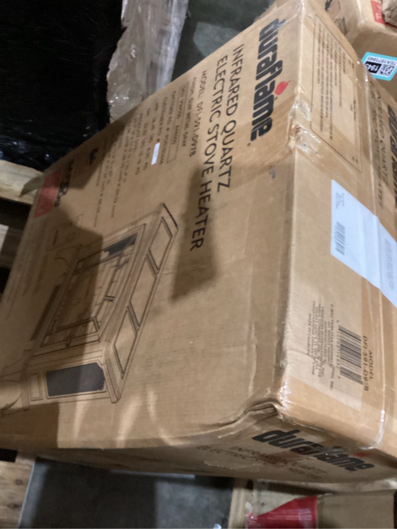 Condition photo showing As Is for duraflame Infrared Quartz Electiric Stove Heater - DFI-591-01 - Black