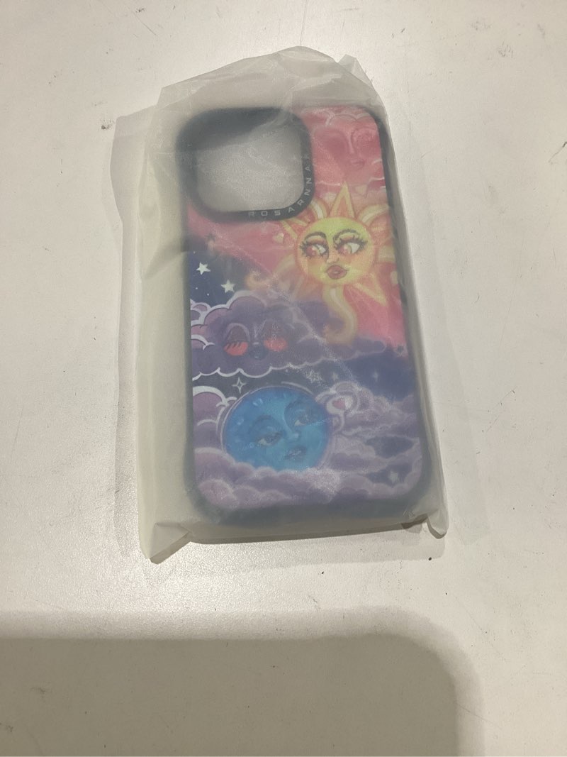 Condition photo showing New/Like New for rosarnnah for iphone 14 pro case cute - military-grade 20 ft drop protection shockproof phone case - funny day and night design (6.3") black iphone 14 pro basic case day and night