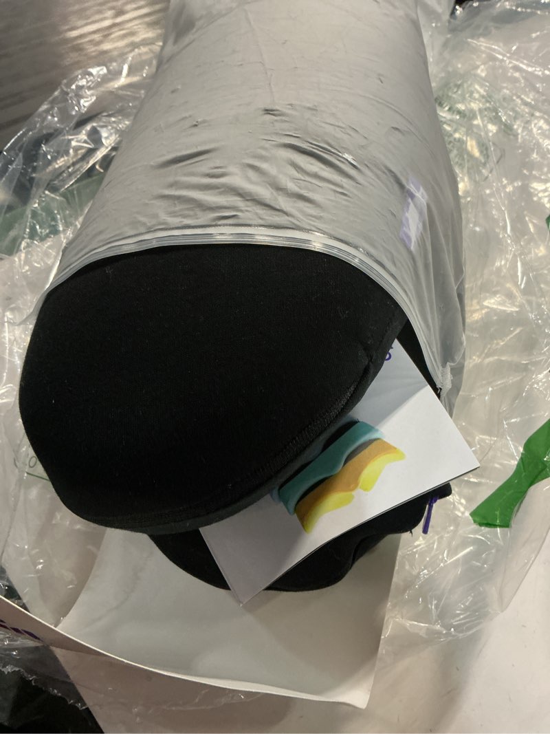 Condition photo showing Good Condition for c cushion lab extra dense lumbar pillow - patented ergonomic multi-region firm back support for lower back pain relief - lumbar support cushion with strap for office chair, car, sofa, plane - black