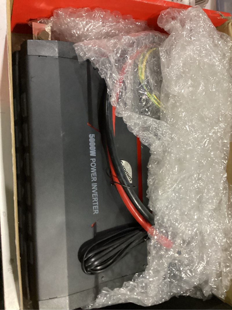 Condition photo showing Good Condition for cummins 5000 watts power inverter modified sine wave truck inverter 12 volts to 110 volts four ac outlets two usb ports (plus cable kit)- cmn5000w - inverters for vehicles, van life, camping