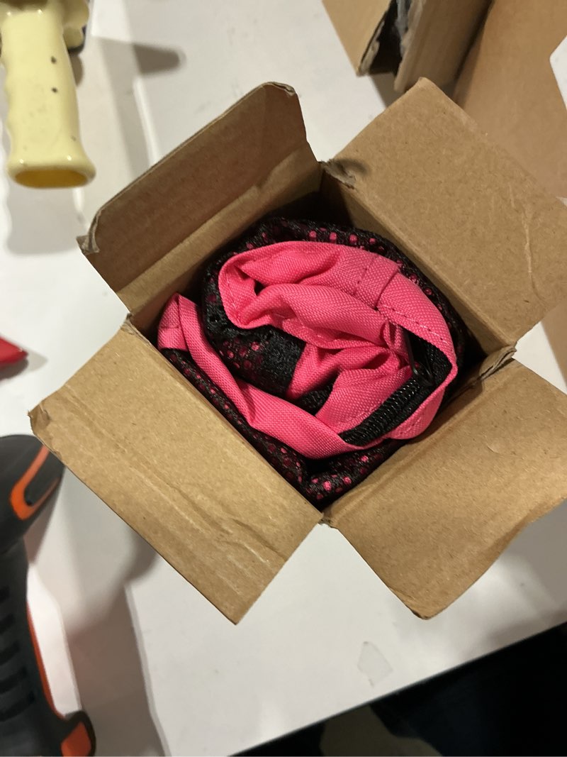 Condition photo showing Good Condition for hohom swim mesh beach bag, waterproof gym bags for women and men, large pool bag swimming gear drawstring backpack hot pink one size