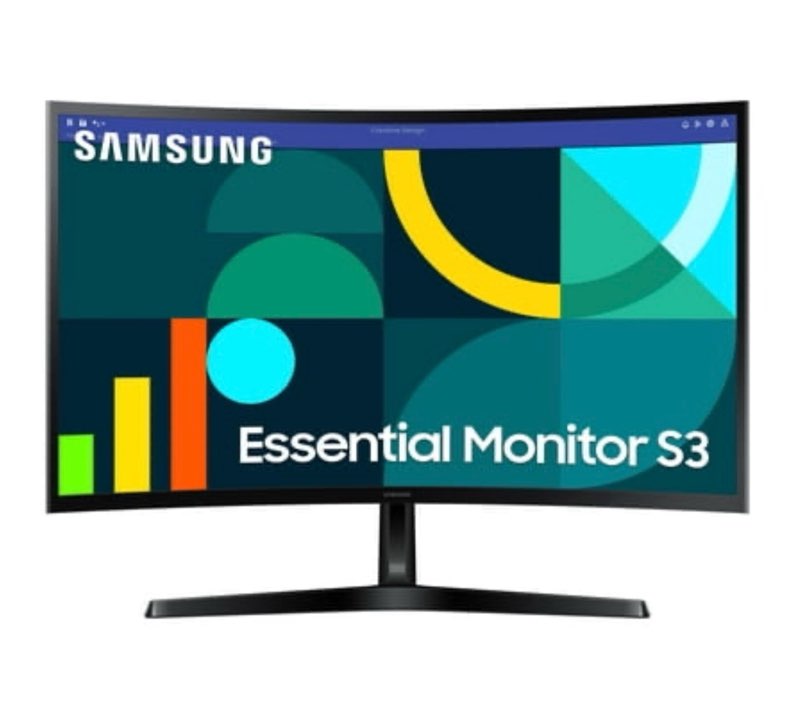 samsung 27  essential s3 (s36gd) fhd 100hz curved monitor - ls27d36dganxza
