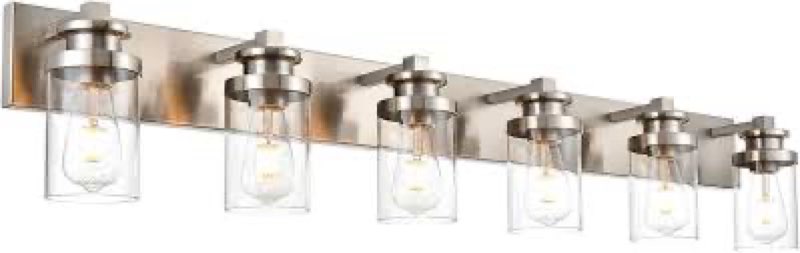 BONLICHT Mid Century Modern Wall Mount Light Brushed Nickel 3-Light Bathroom Light Fixtures Modern V