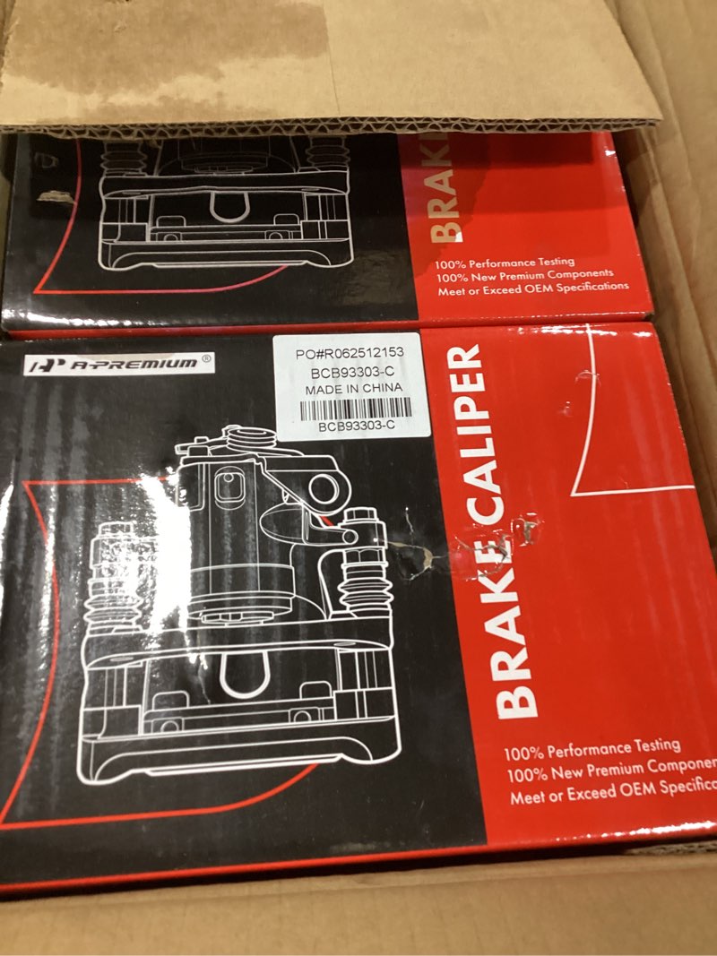 Condition photo showing New/Like New for A-Premium Disc Brake Caliper Assembly with Bracket Compatible with Select Kia and Hyundai Models - Elantra 2005-2006, Tiburon 2004-2008, Spectra, Spectra5 2005-2009 - Rear Driver and Passenger Side