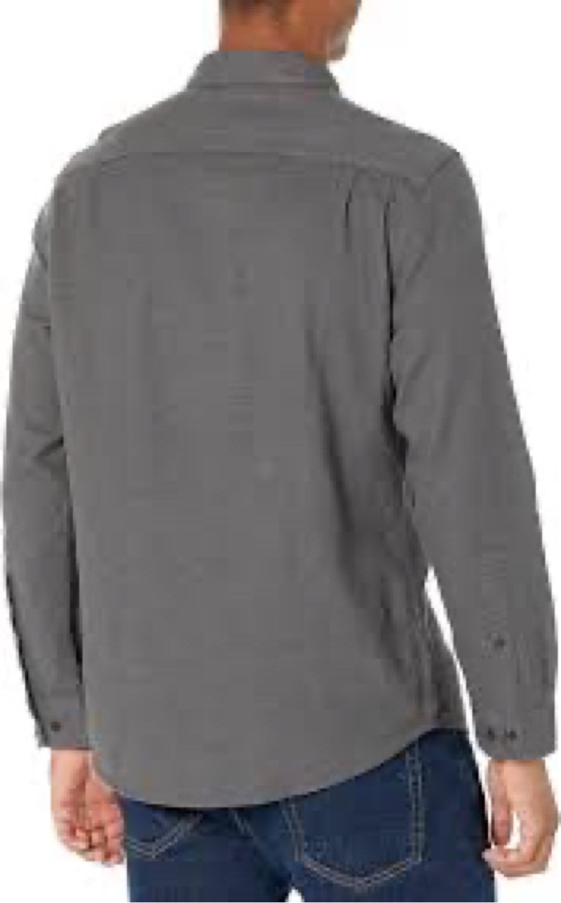 Amazon Essentials Men's Flannel Shirts, Long-Sleeve, Slim-Fit, Two-Pocket, Plaid unknown size 