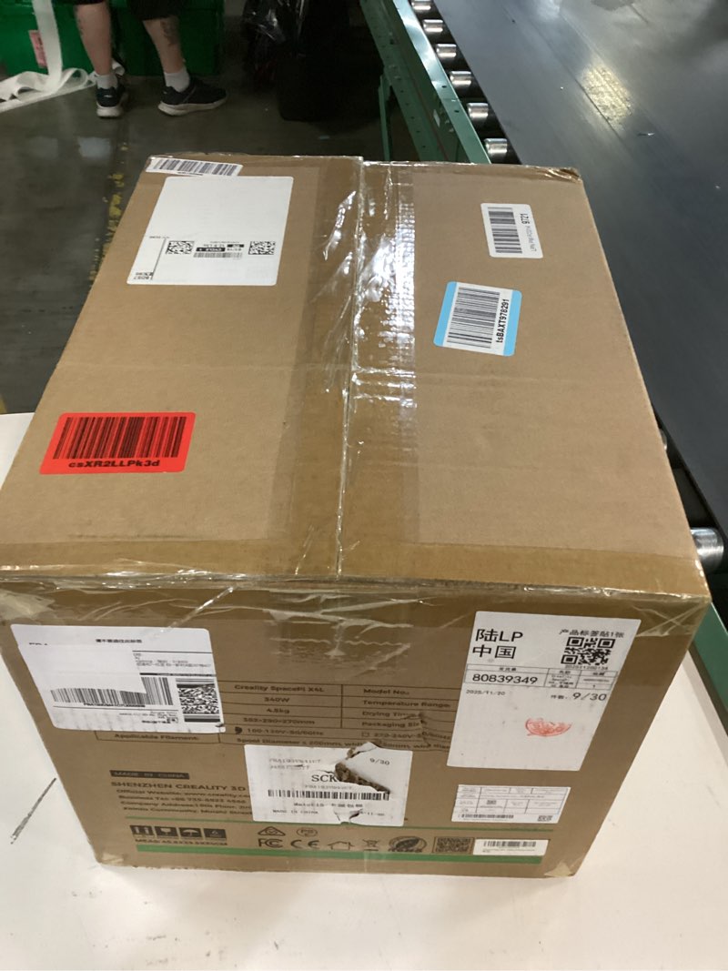 Condition photo showing New/Like New for creality filament dryer 4 spools, space pi x4l filament storage box, dual heating chambers dual 200w ptc heats, fast drying & moisture-free storage, for pla, petg, tpu, abs 1.75/2.85mm space pi x4 lite filament dryer 4 spool
