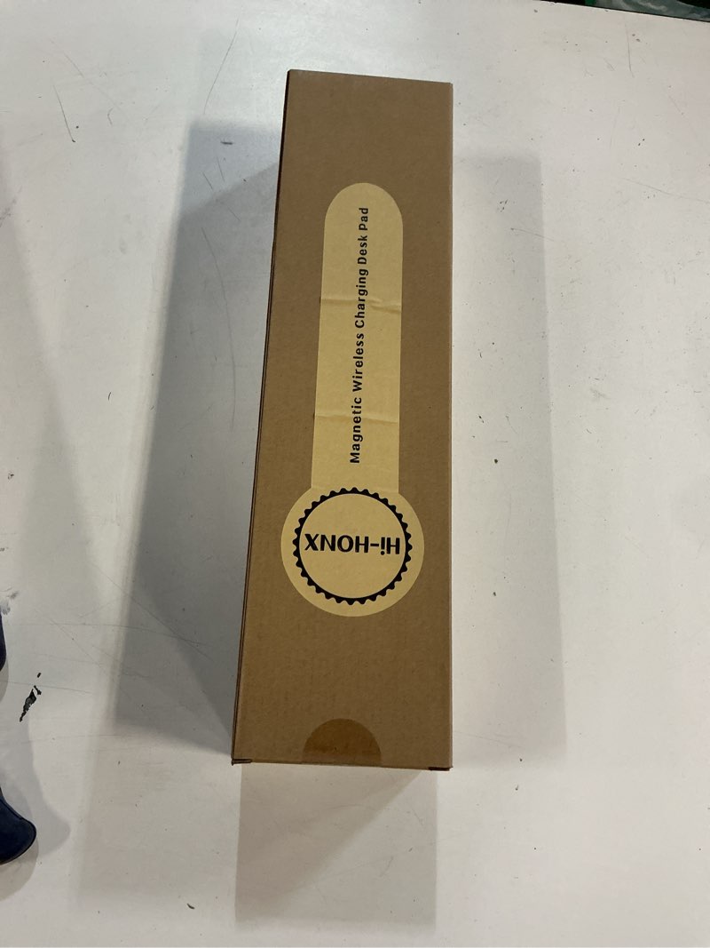 Condition photo showing New/Like New for Magnetic Wireless Charging Desk Mat, 23.4"x15.6" Large Office Mouse Pad, Microfiber Leather Mouse Mat with Ultra-Smooth Surface, Waterproof Computer Keyboard Desk Mat for Office & Home, Laptop, Grey Gray-right Charging 23.4" x 15.6"