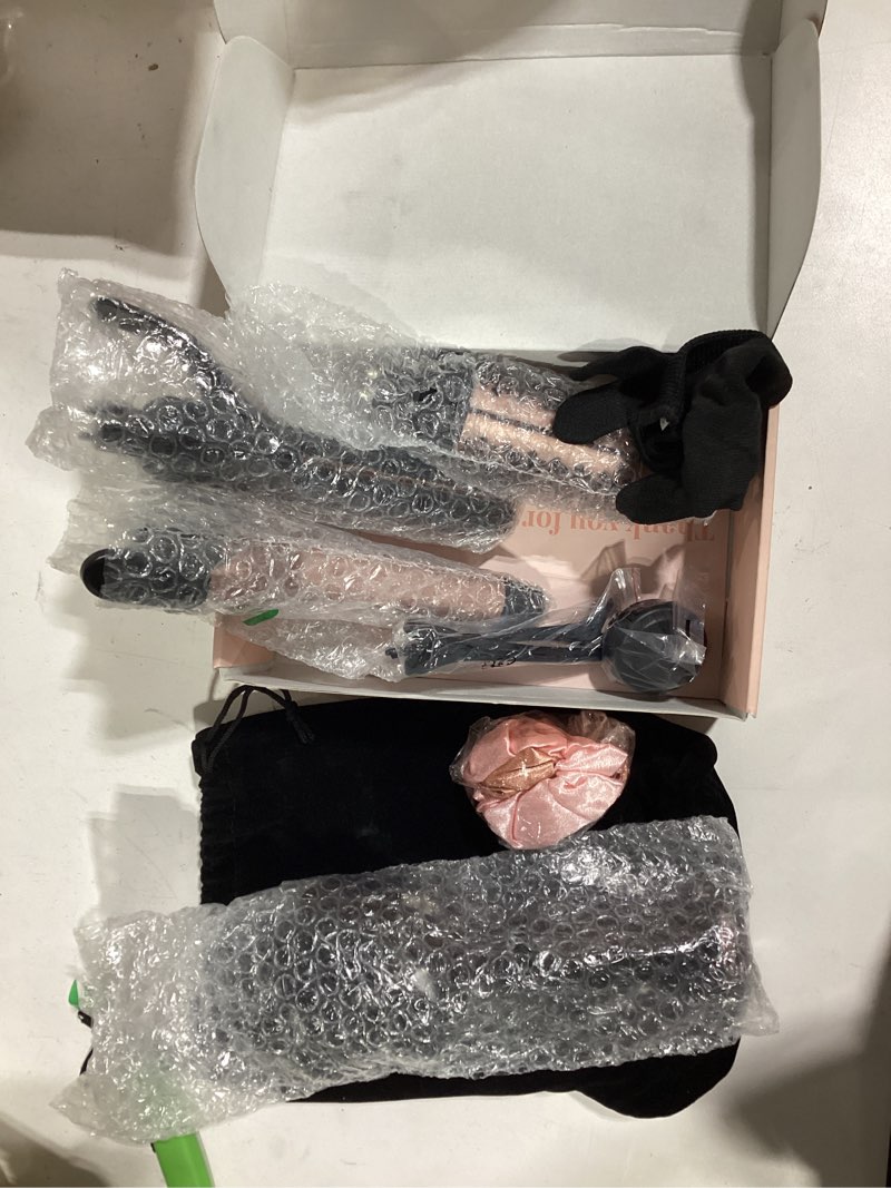 Condition photo showing Good Condition for ufree 3 in 1 curling iron, curling wand set with thermal brush flat iron hair straightener, dual voltage wand curler, instant heat up hair curler, include protective glove 2 clips, gifts for women