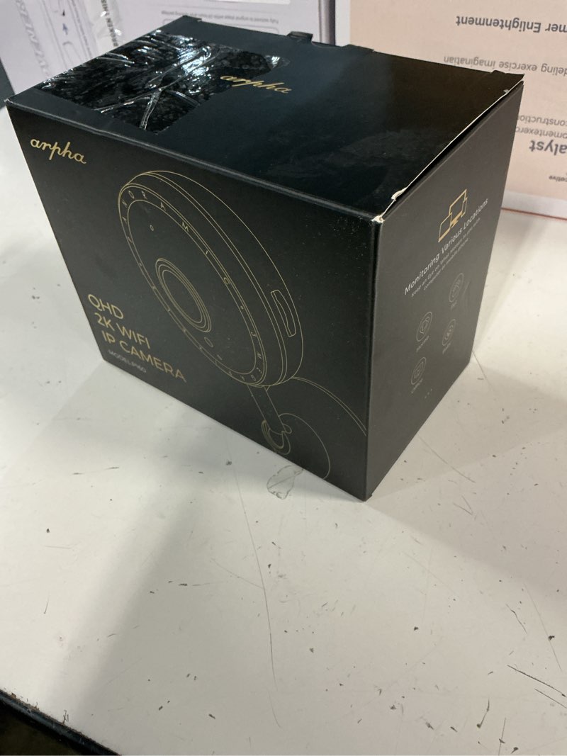 Condition photo showing New/Like New for arpha 2k security indoor camera with app, wifi home camera sound detection pir motion detection, night vision 130° 2-way talk?easy to install p160-2a (2 pack)