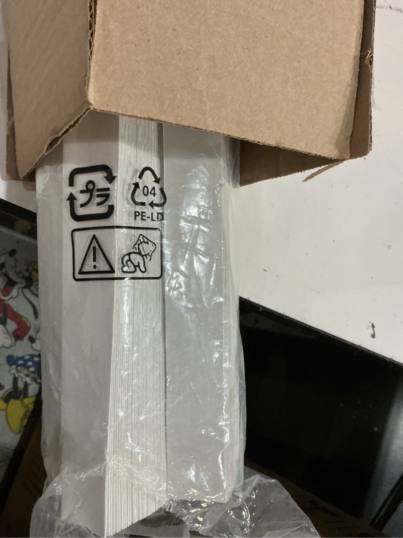 Condition photo showing Good Condition for 6 packs pleated blackout blinds, temporary blinds for indoor windows, light filtering paper shade, easy to cut and install, 36" w x 72" l, white, black out window cover with 12 clips