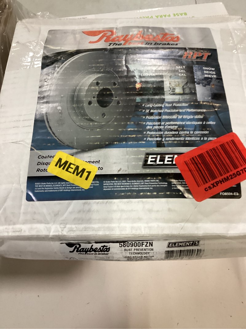 Condition photo showing New/Like New for Raybestos 580900FZN Rust Prevention Technology Coated Rotor Brake Rotor, 1 Pack
