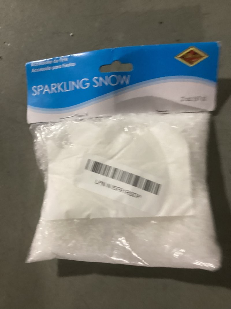 Condition photo showing Good Condition for beistle sparkling snow, 2-ounce, white 1