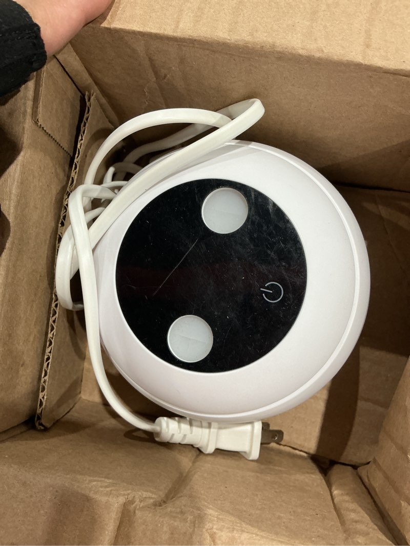 Condition photo showing As Is for ultrasonic retainer cleaner machine - 45±3khz frequency,with digital timer, auto lift tray,uvc+uva lamp,ipx6 & sus304 tank,dental clean pod for denture,aligner,mouth guard,toothbrush white