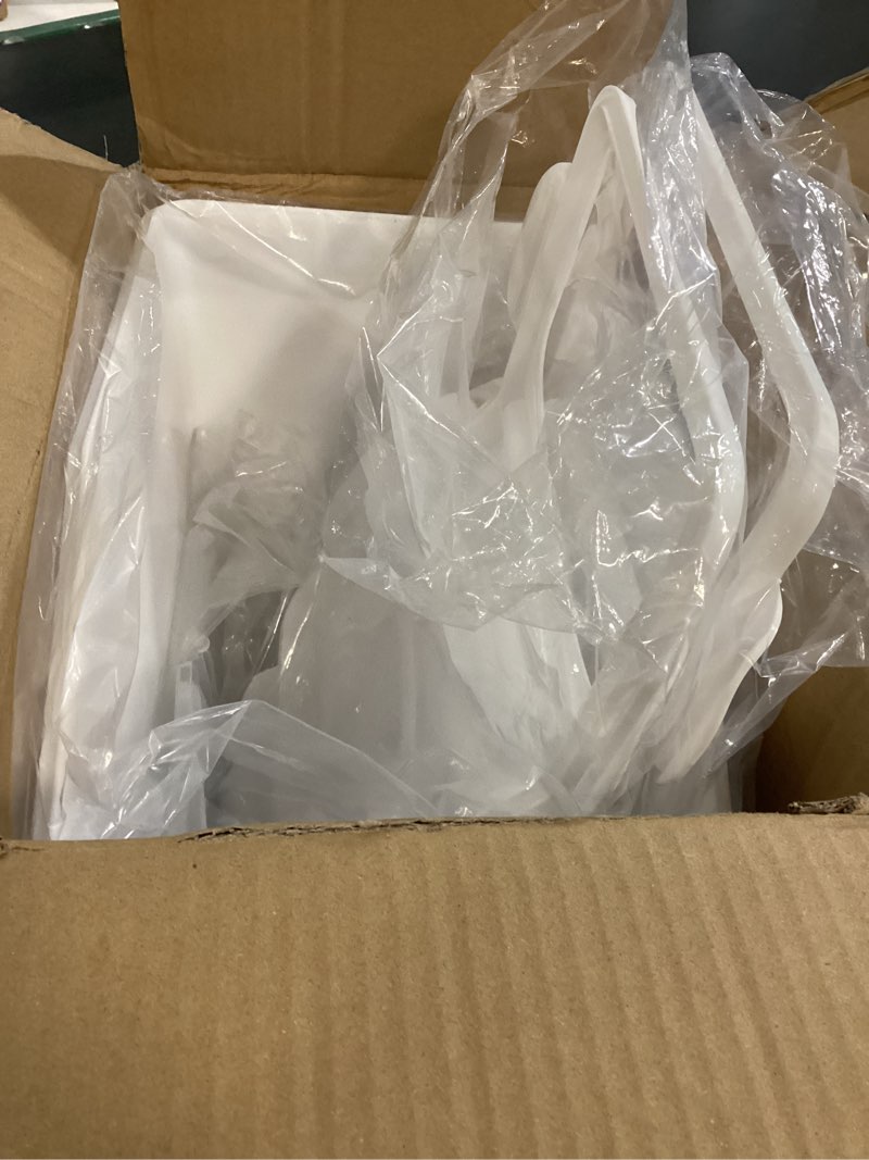 Condition photo showing Good Condition for vevor rice storage container, 4.5gallon/20l x2 capacity large dog food dispenser bin, kitchen ingredient grain cereal flour bin, pet food containers with wheels, 2 measuring cups, airtight lid, 2 pack 4.5 gallon*2