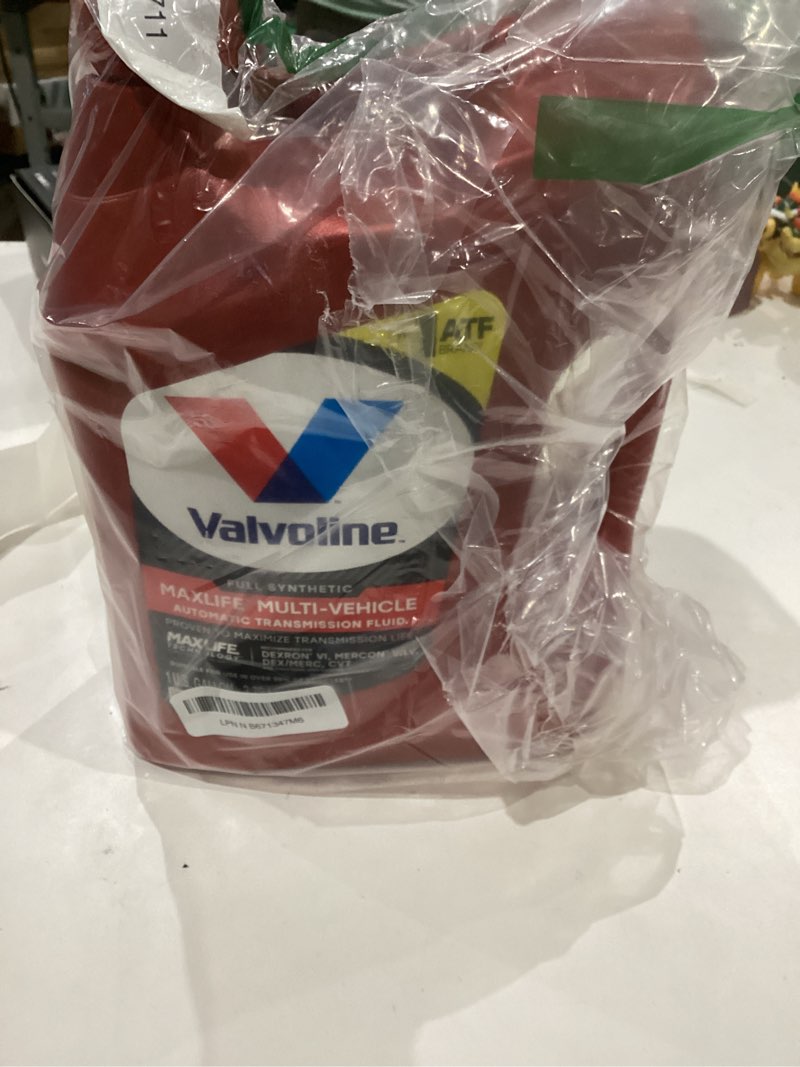Condition photo showing Good Condition for Valvoline MaxLife Multi-Vehicle ATF Full Synthetic Automatic Transmission Fluid 1 Gallon