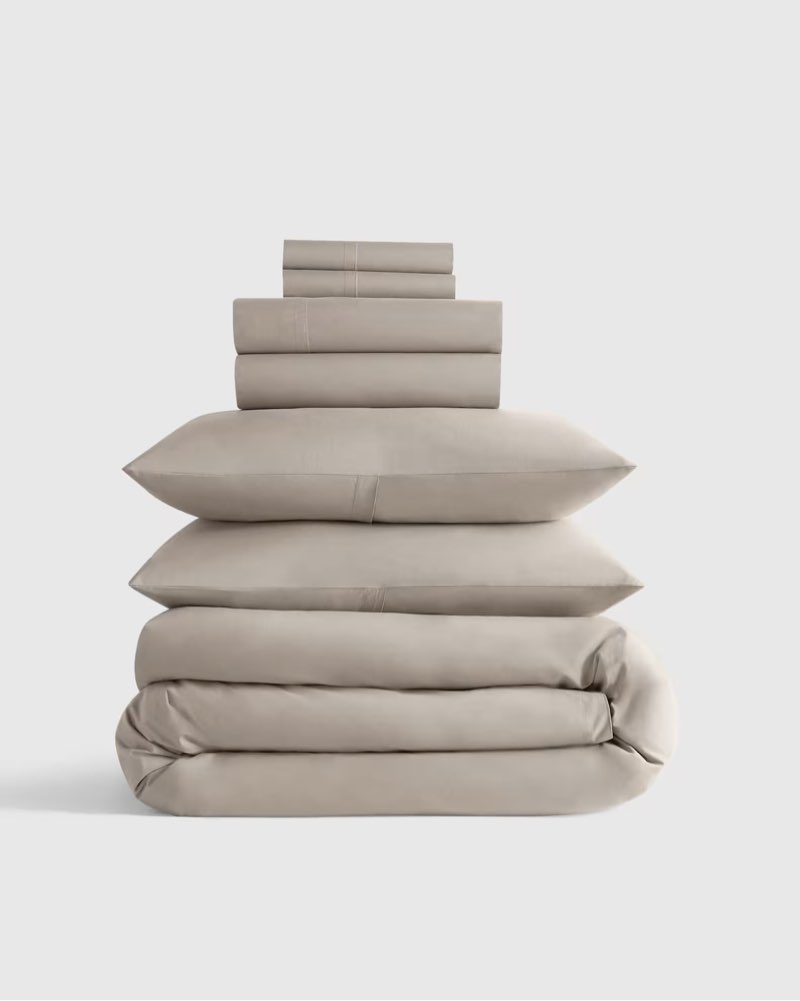 classic organic percale deluxe bedding bundle