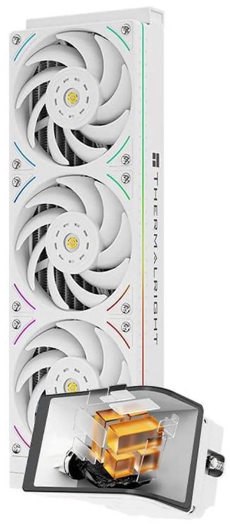 Thermalright Wonder Vision 360 UB ARGB White AIO CPU Liquid Cooler,for AM5/Intel LGA1851/1700,6.67-i