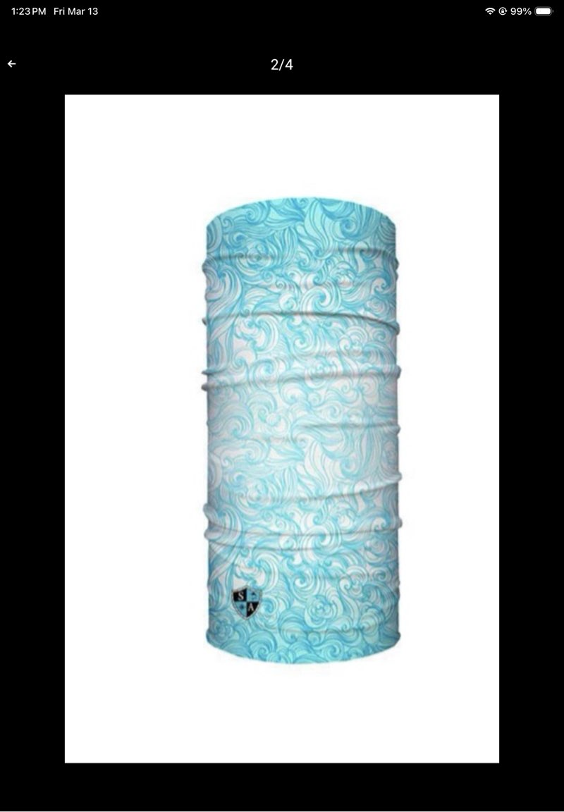 Pack of 50 SA Company Multipurpose Gaiter Face Shield (Tidal Waves)