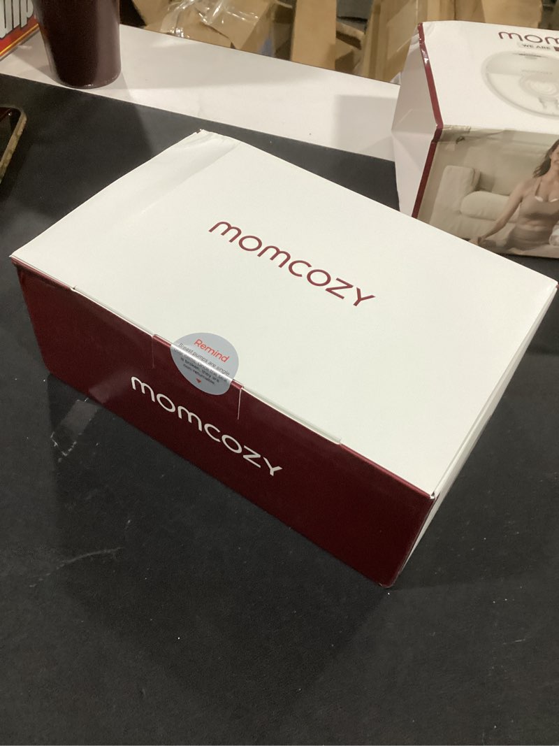 Condition photo showing New/Like New for Momcozy M5 Smart APP Controlled Wearable Breast Pump, Hands-Free Wireless Electric Pump, 3 Modes 9 Suction Levels, BPA-Free, Portable Lightweight, 24mm Flange, 2-Pack Cozy Red