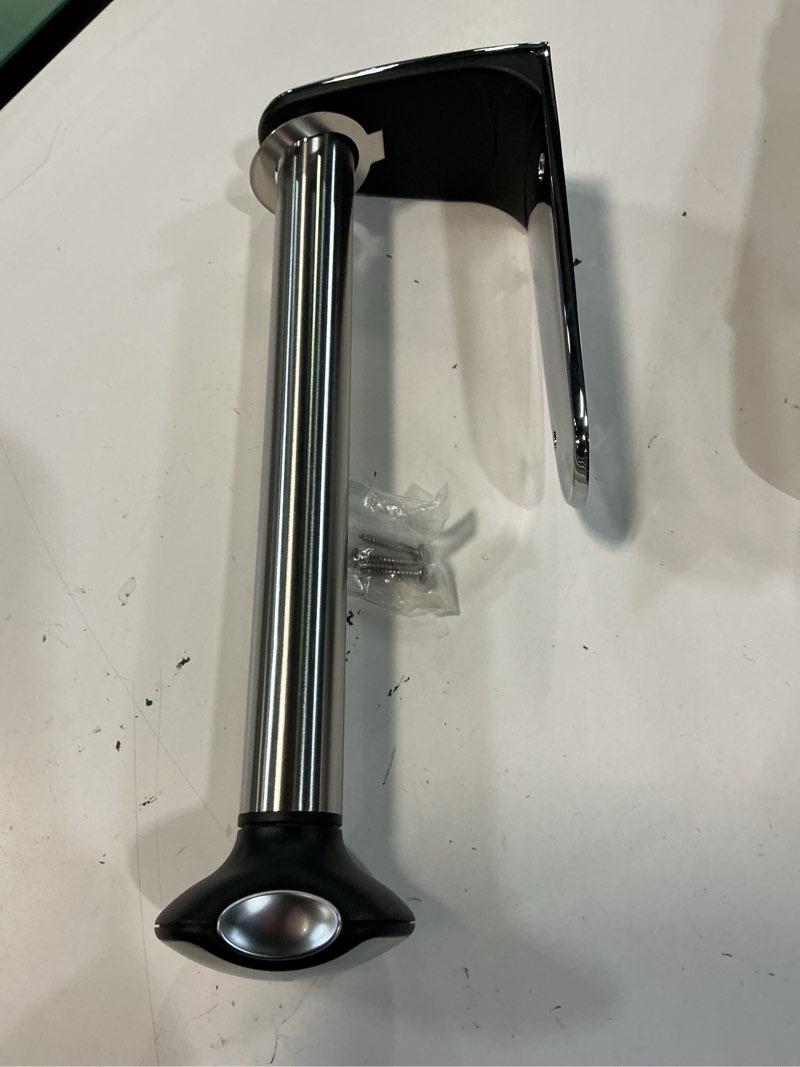 Condition photo showing Good Condition for simplehuman wall mount paper towel holder, stainless steel 13" x 3" x 5" h