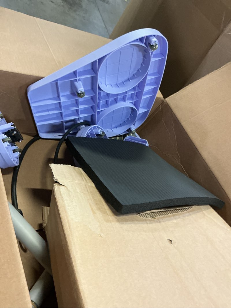 Condition photo showing As Is for janua pilates board - pilates reformer set, multi-purpose foldable pilates reformer board for home, 5 in 1 pilates sliding board purple
