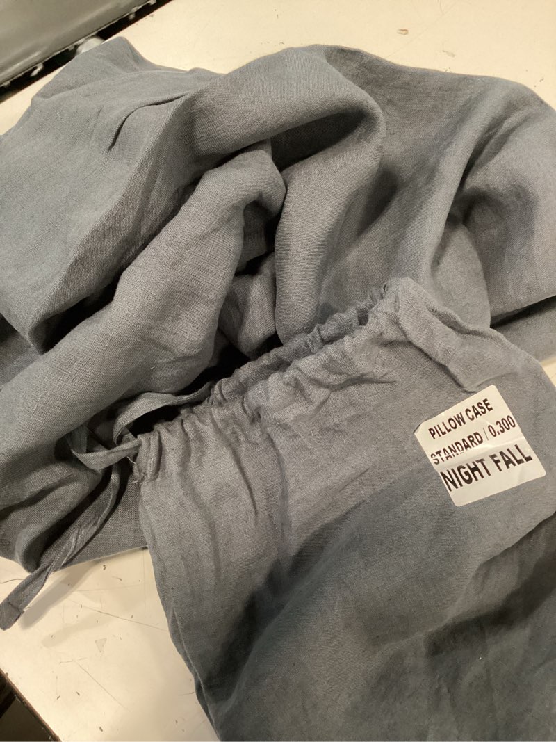 Condition photo showing Good Condition for european linen pillowcase set nightfall standard