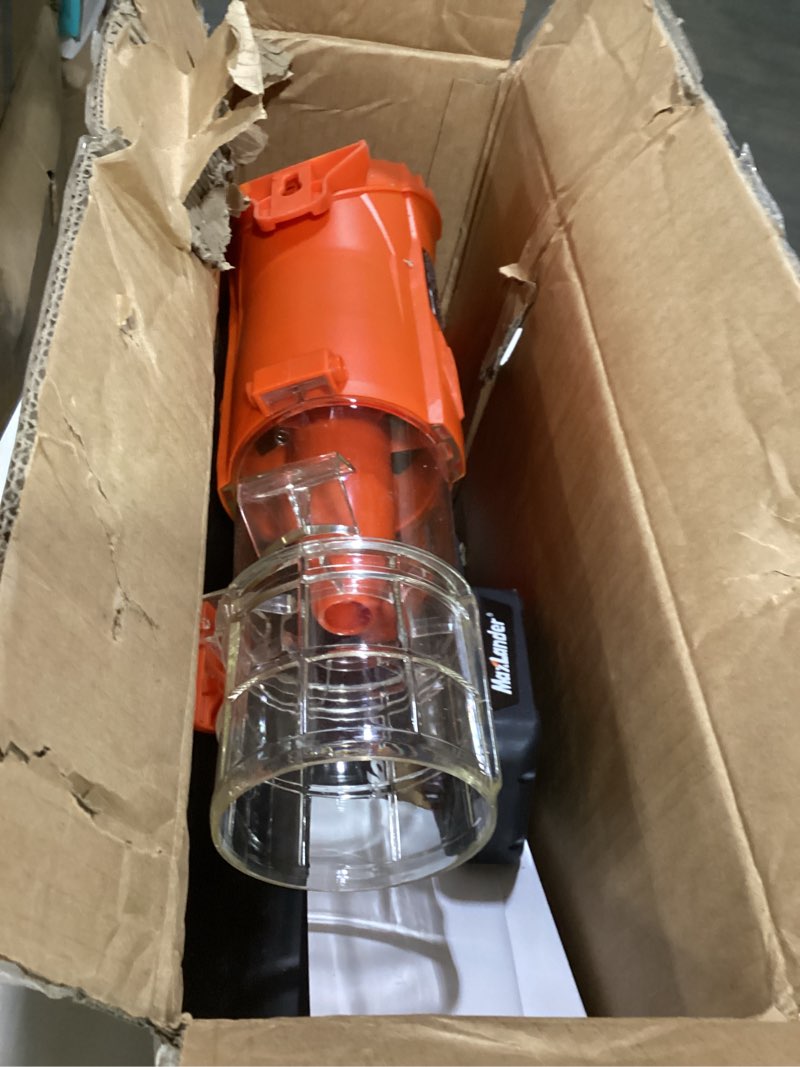 Condition photo showing As Is for MAXLANDER Leaf Blower Cordless - 20V Electric Cordless Leaf Blower with 2 Batteries and Charger, 2.0Ah Battery Powered Leaf Blowers with 2 Speed Mode for Lawn Care, Blowing Leaves