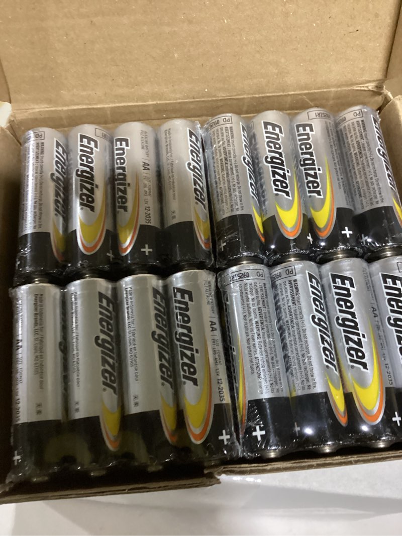 Energizer AA Batteries Alkaline Power, 32 Count Alkaline Double A Battery Pack