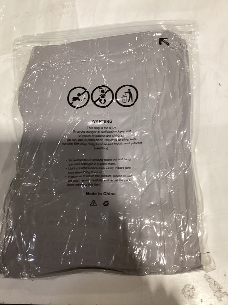 Condition photo showing Good Condition for Women's Joggers Pants with Zipper Pockets High Waisted Athletic Drawstring Sweatpants for Lounge Workout Jogging 2024 A_black White X-Small