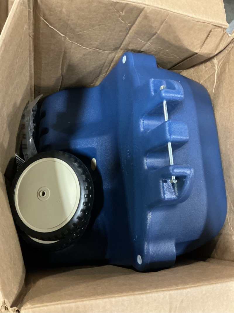 Condition photo showing Good Condition for step2 wagon for two plus, kids ride on toy, stroller substitute, includes seat belts, made of durable plastic, max weight 75 lbs., for toddlers 1.5-5 years old, denim blue